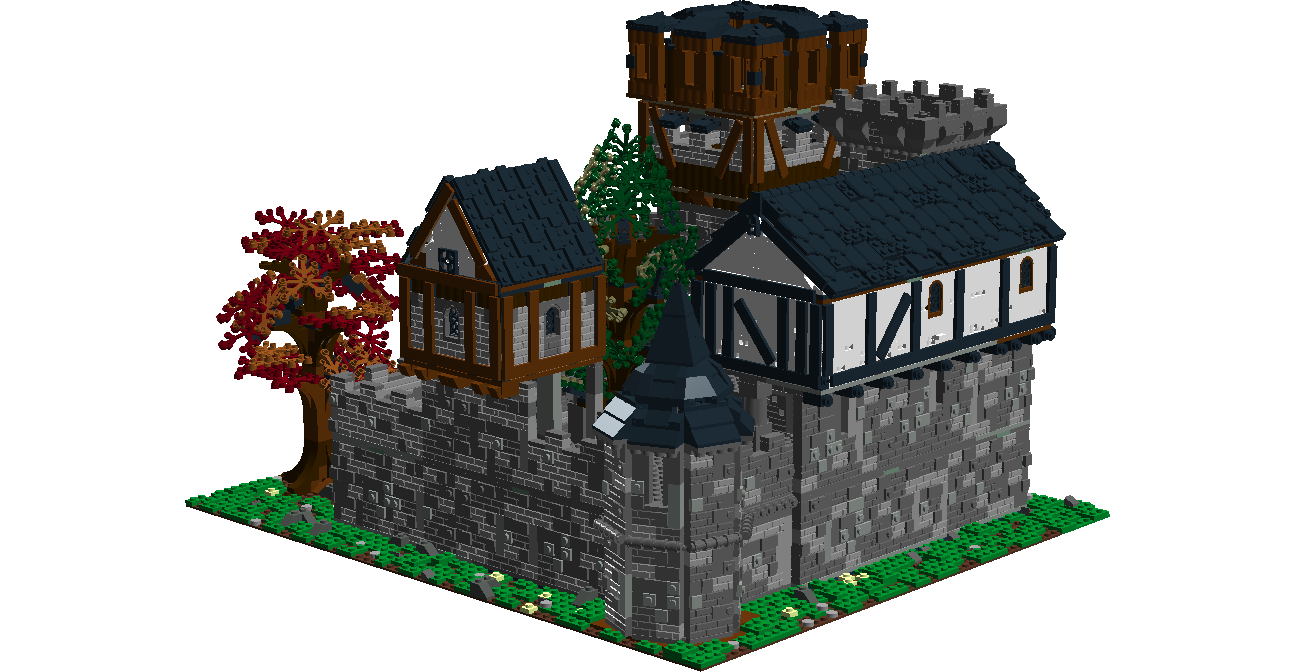 lego medieval house moc